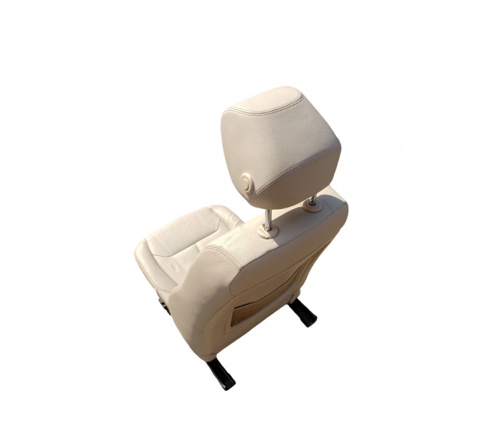 Пасажирське сидіння з airbag, електро, біла шкіра oyster BMW F30 2012-2019 52107243530