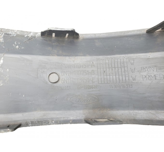 Накладка бампера заднего правая Ford Fusion 2002-2012 6N1117D751