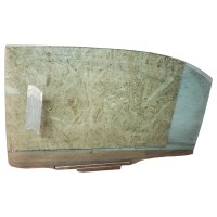 Стекло двери задней левой неоригинальное Toyota Corolla E120 2001-2007 6810402070