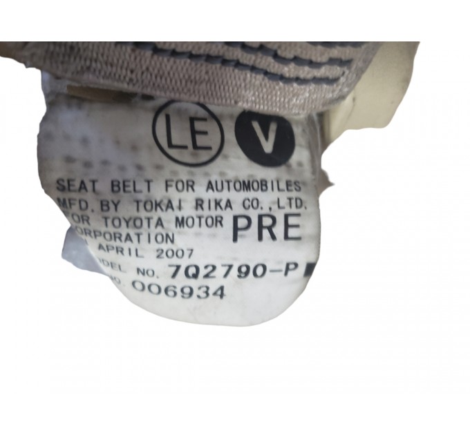 Ремень безопасности передний левый Lexus ES 2006-2011 7322033430C0