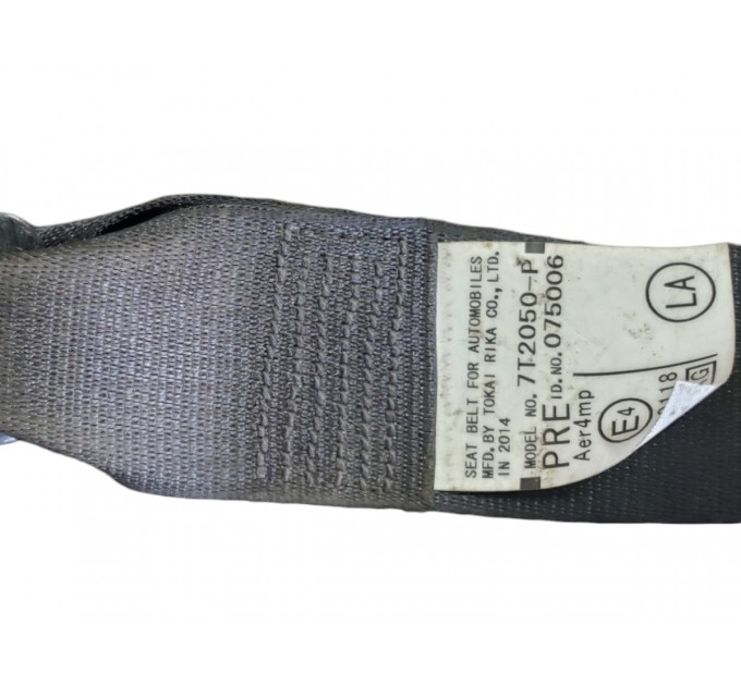 Водительский ремень безопасности чёрный toyota camry v50 2012-2014 7322006280C4