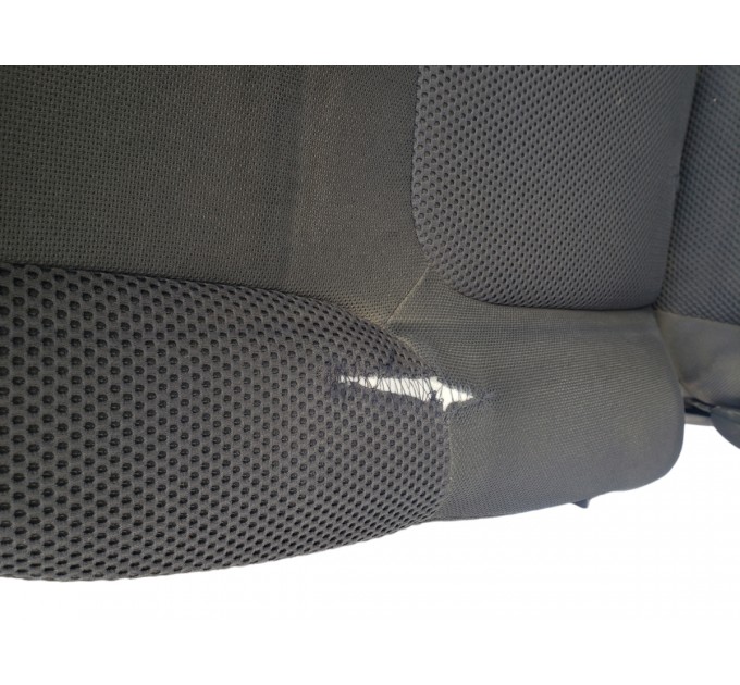 Сидение переднее левое с подушкой и подогревом серый салон Nissan Navara D40 2005-2012