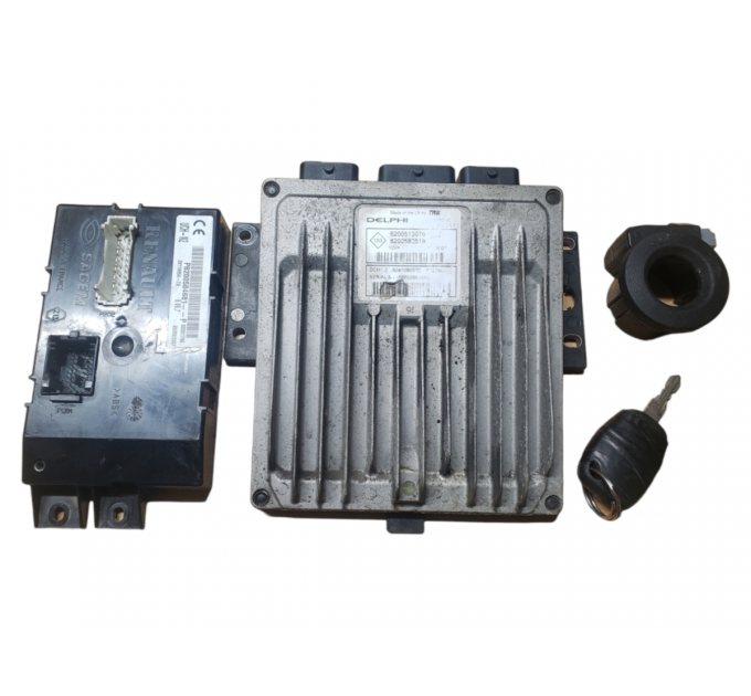 Блок управления двигателем комплектом K9K 716 Renault Kangoo 1.5dci мкпп 1997-2008 8200513076