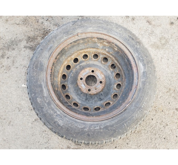 Диск стальной 14x5.5 4x100 с резиной 165/70 (на запаску) Renault Kangoo 1997-2008 8200041604