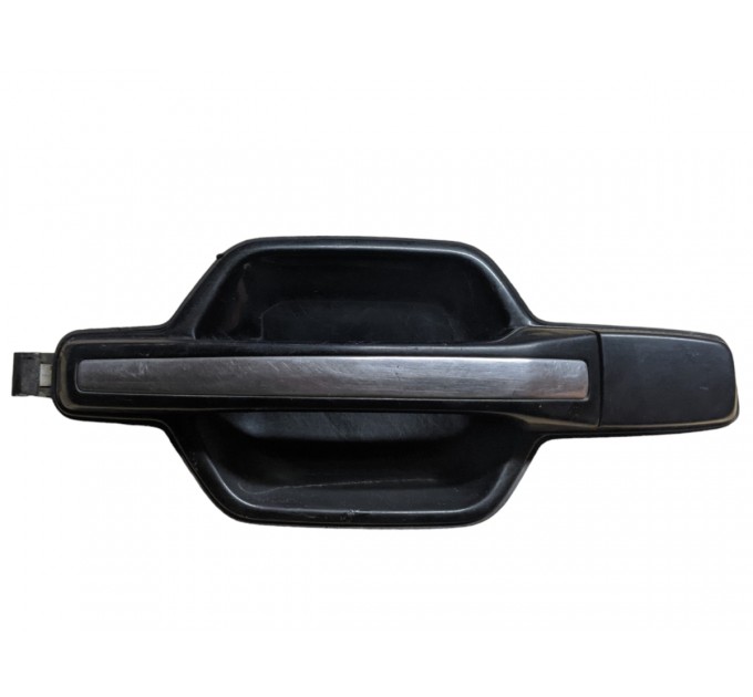 Внешняя ручка задней левой двери черная с хромом Mitsubishi Pajero 3 1999-2006 MR970438