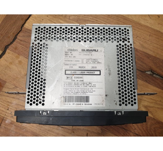 Магнитола мультимедия Subaru Forester SH 2.0d 2008-2013 86201SC401