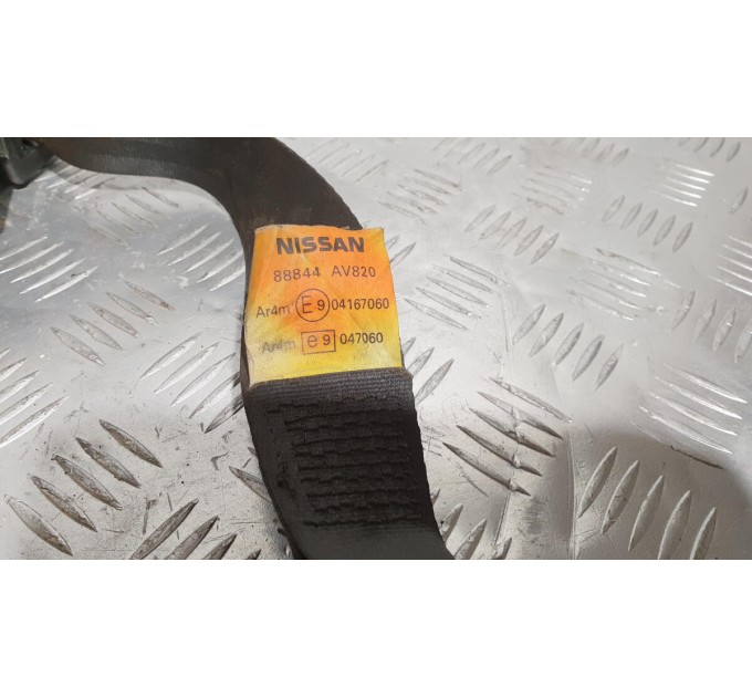 Ремень безопасности задний 88844AV820 Primera p12 (2002-2007) Nissan primera p12 (2001 - 2007) 88844AV820