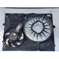 Диффузор охлаждения радиатора голый Porsche Cayenne 955 4.5 (2003-2010) 7L0121203G